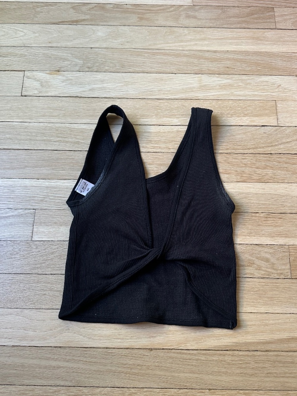 Urban outfitters black twist tank top